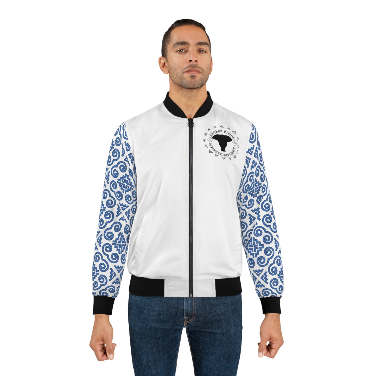 Savage Vision Adversity into Legacy Men's Bomber Jacket