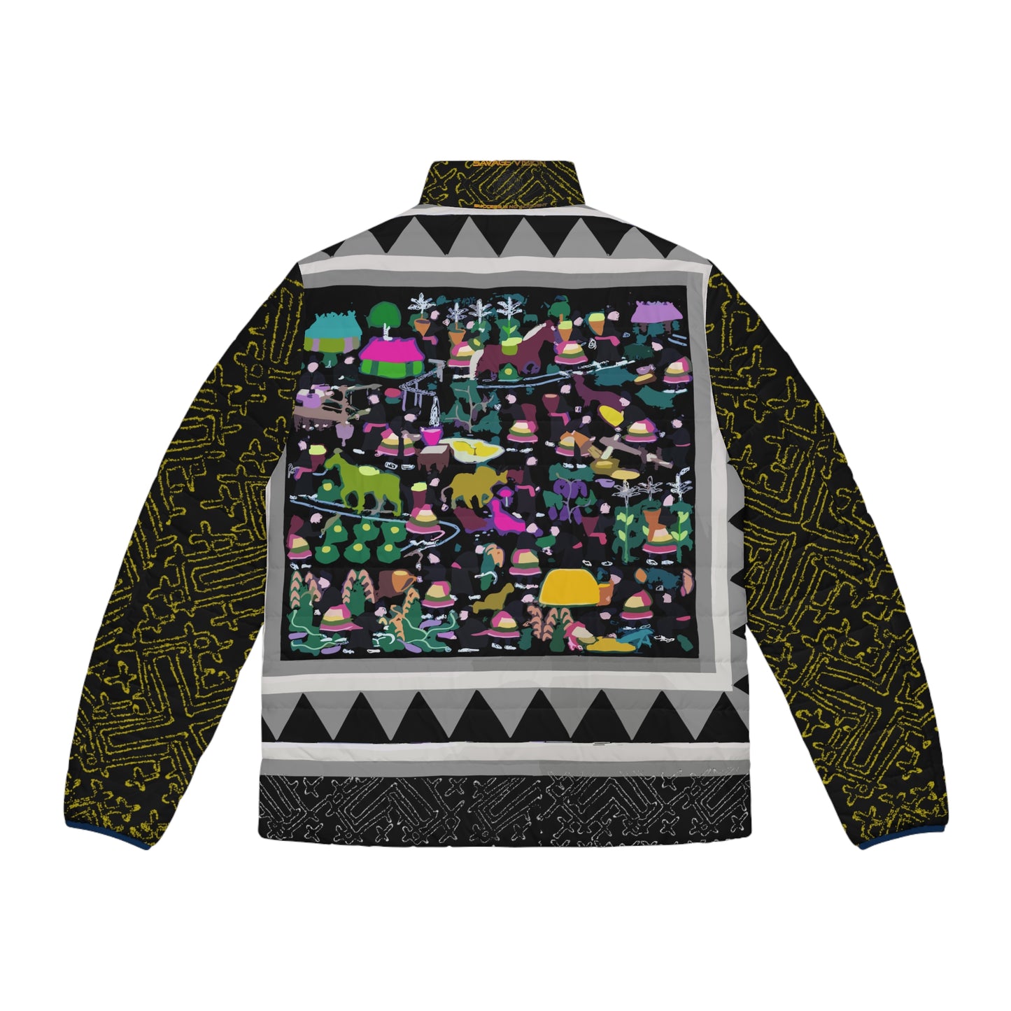 Hmong Story Men's Puffer Jacket