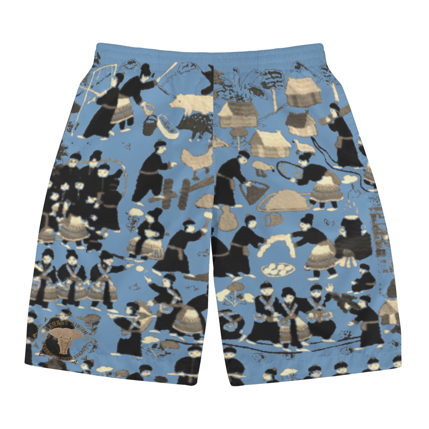 Embrace Summer Vibes with Savage Vision Apparels Contemporary Hmong-Inspired Shorts