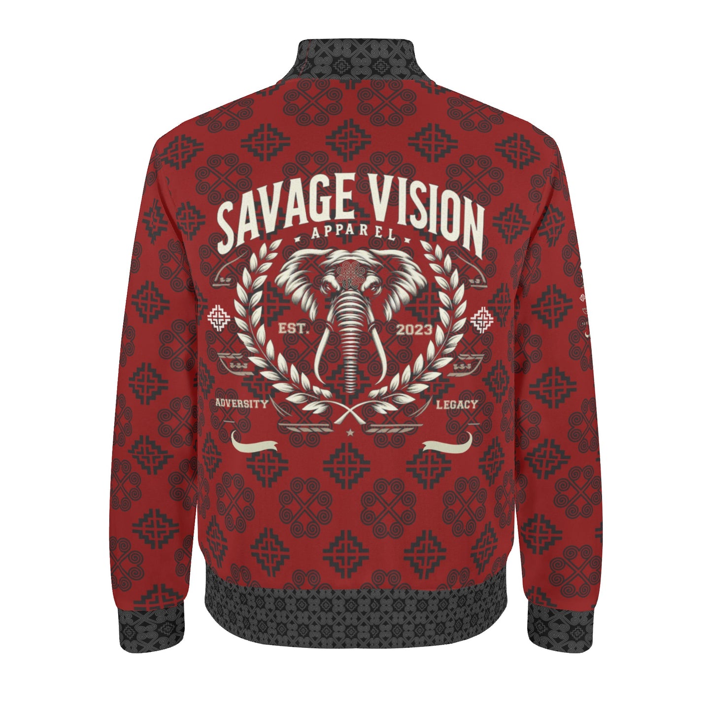 Savage Vision Casual Varsity Hmong Bomber Jacket