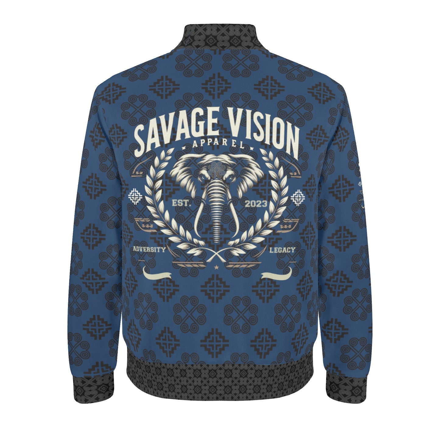 Savage Vision Casual Varsity Hmong Bomber Jacket