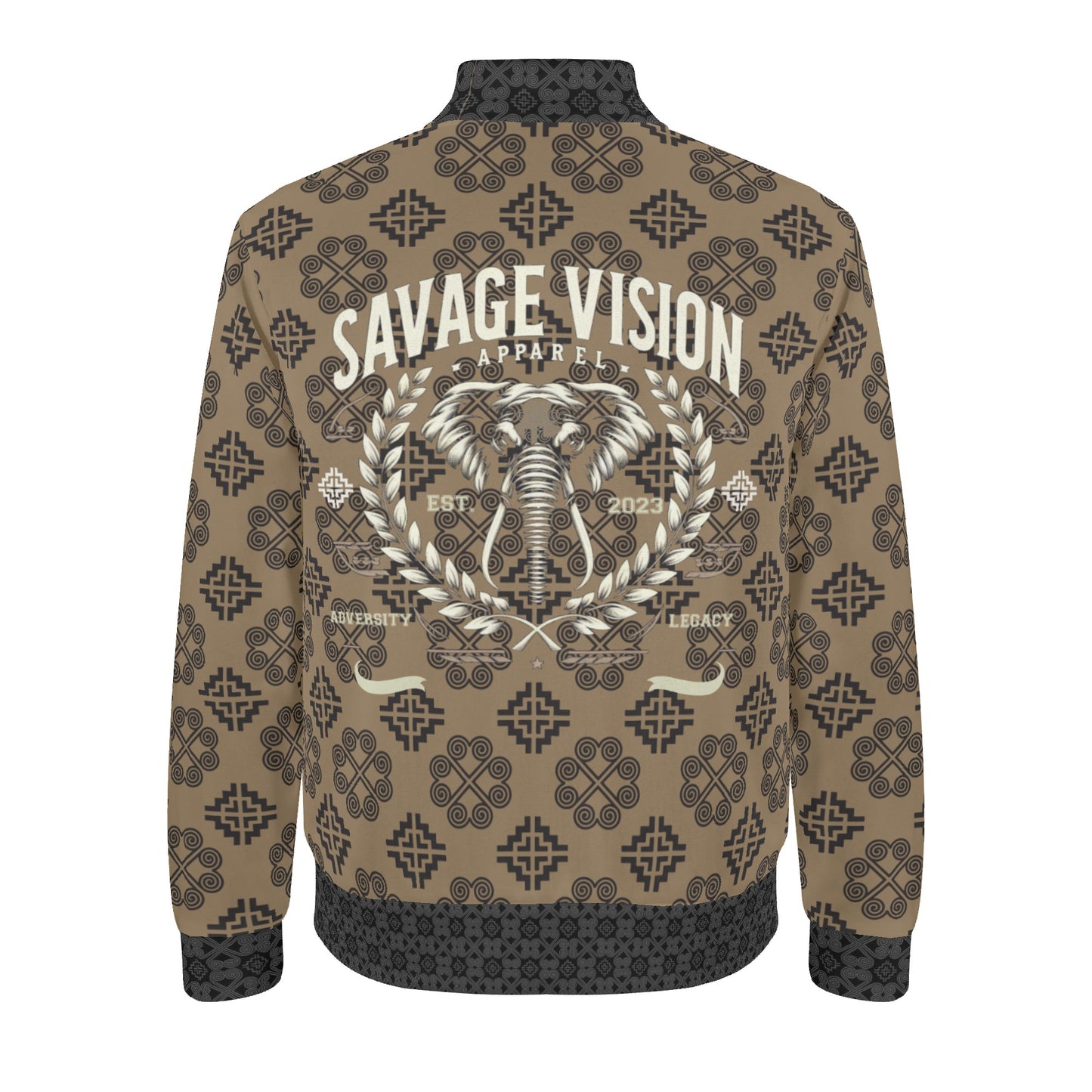 Savage Vision Casual Varsity Hmong Bomber Jacket