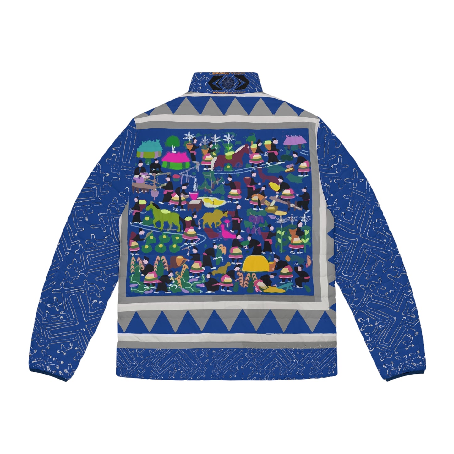 Royal Hmong Story Men's Puffer Jacket