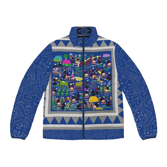 Royal Hmong Story Men's Puffer Jacket