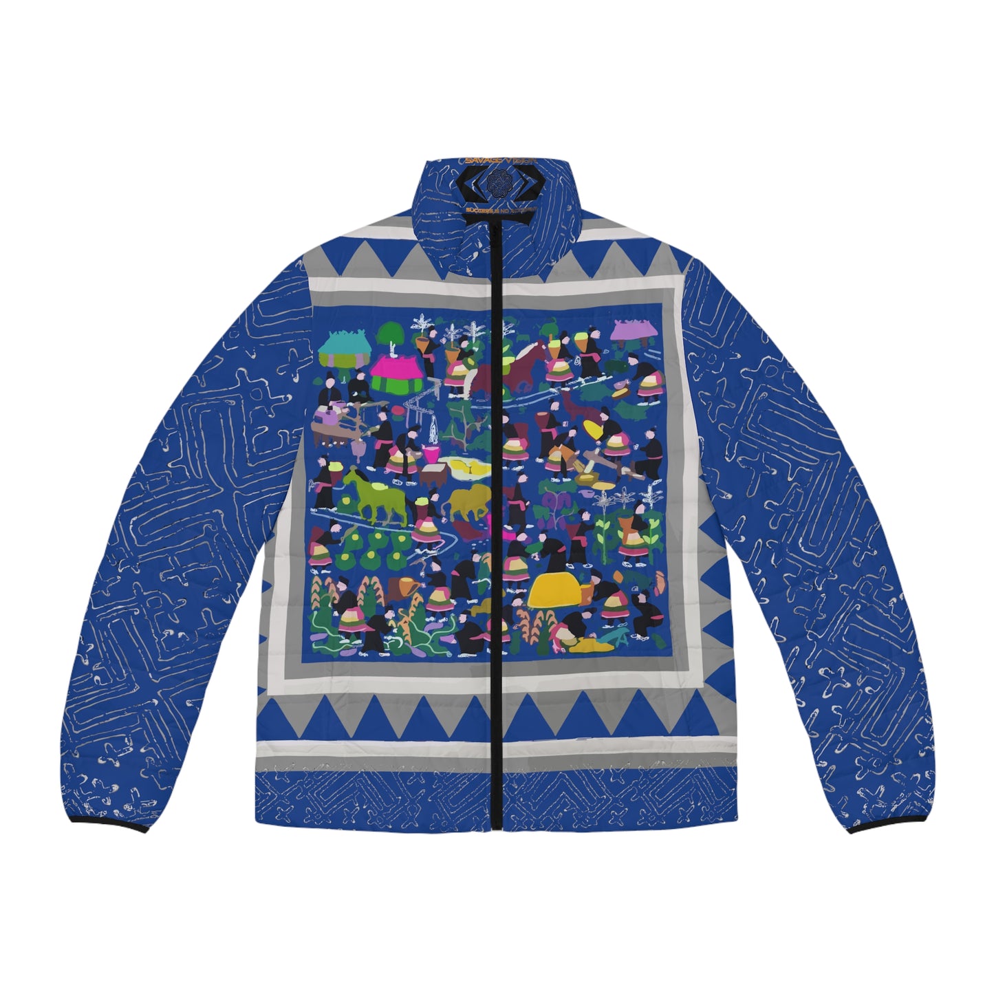 Royal Hmong Story Men's Puffer Jacket